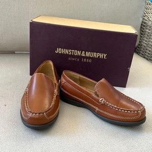 Johnston&Murphy dress shoes, size 12.5 boys, tan